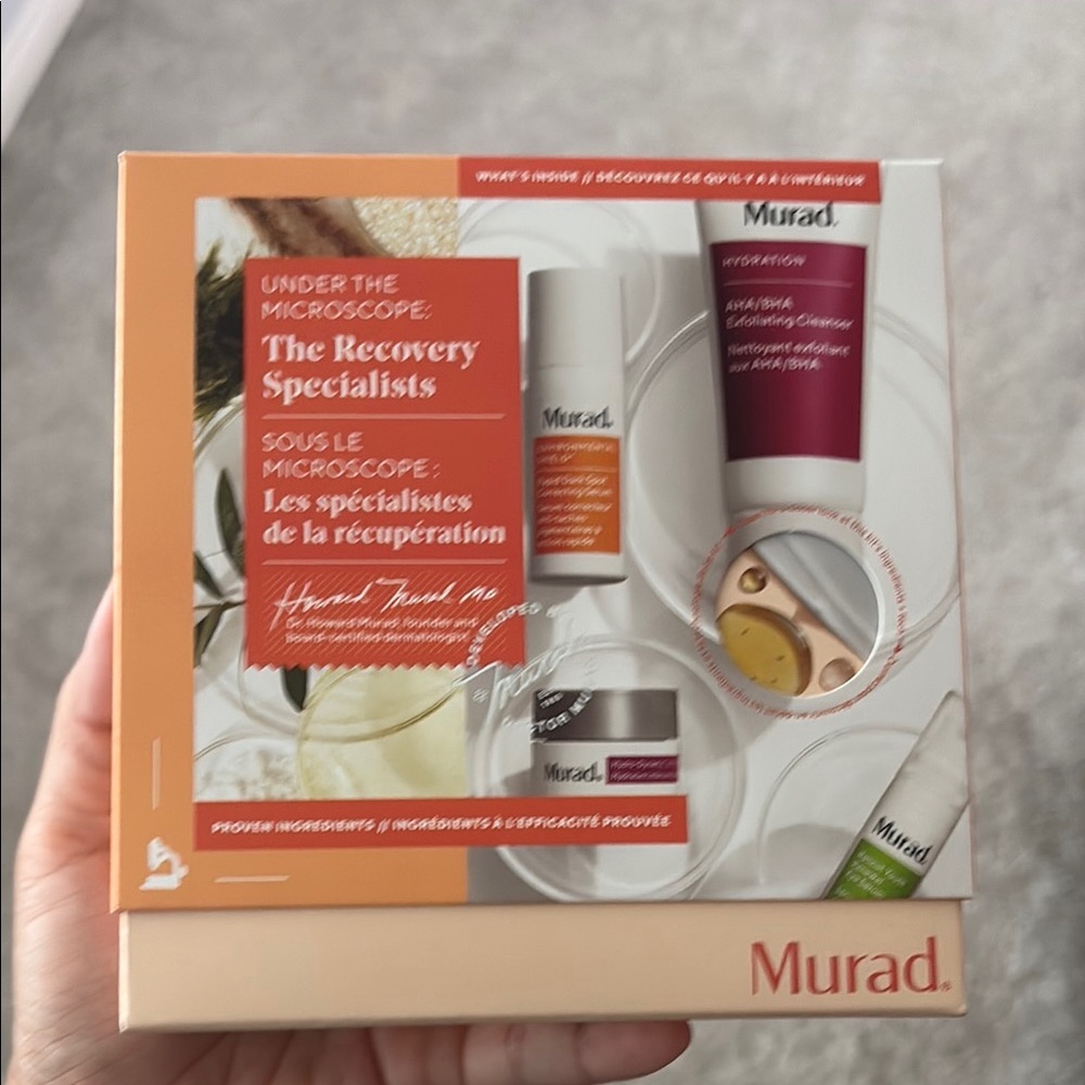 Murad Orange and White Cleanser & Exfoliant Set